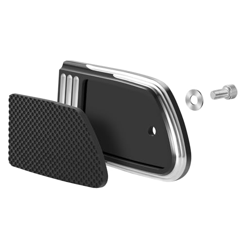 HEYOMOTOR Brake Pedal Pad Cover for Harley Touring Road King Street Glide 19802023 Softail FL Slim Heritage Fatboy 19862017 Dyna FLD 20122016 - Image 1
