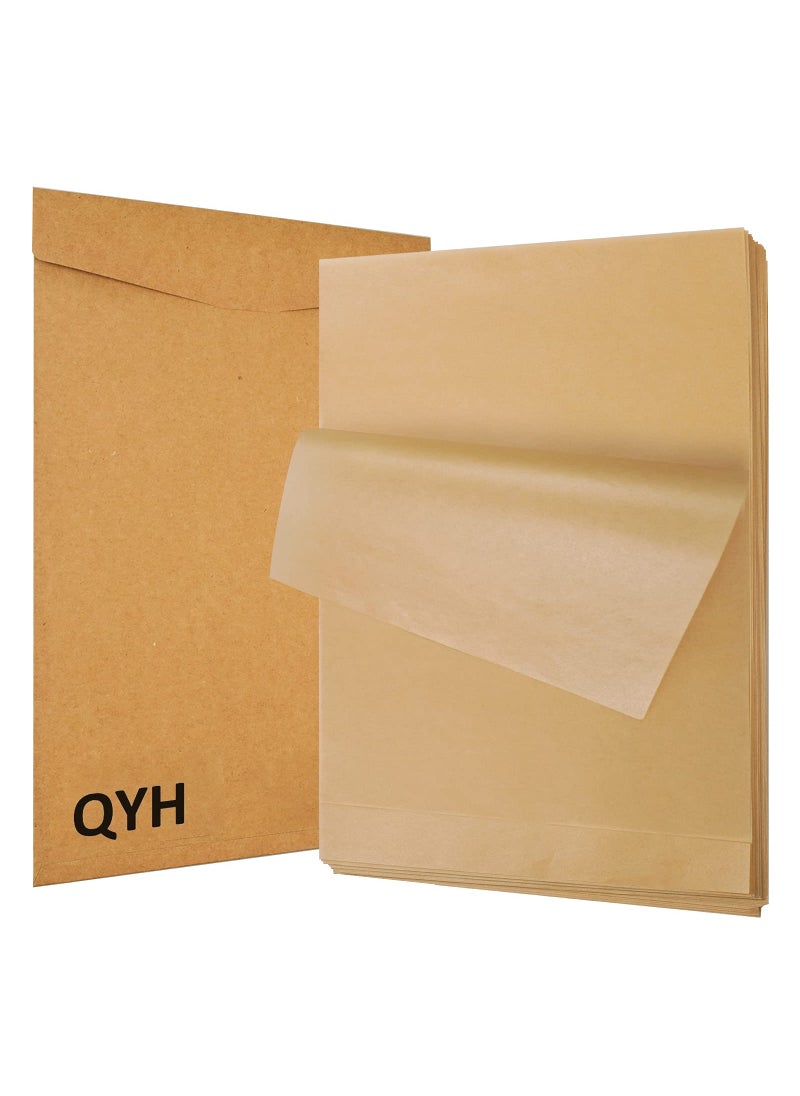 QYH QYH 100 Pcs Parchment Paper Sheets for Baking 8x12 Inches Unbleached Precut Parchment Paper for Baking Cookies Frying Air Fryer Cooking Grilling Rack Oven 