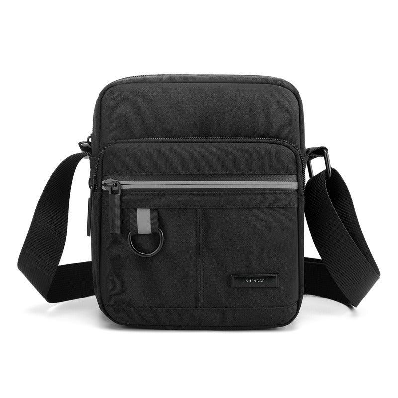 Men's Business Oxford Cloth Shoulder Bag - Simple Casual Large Capacity Crossbody Briefcase