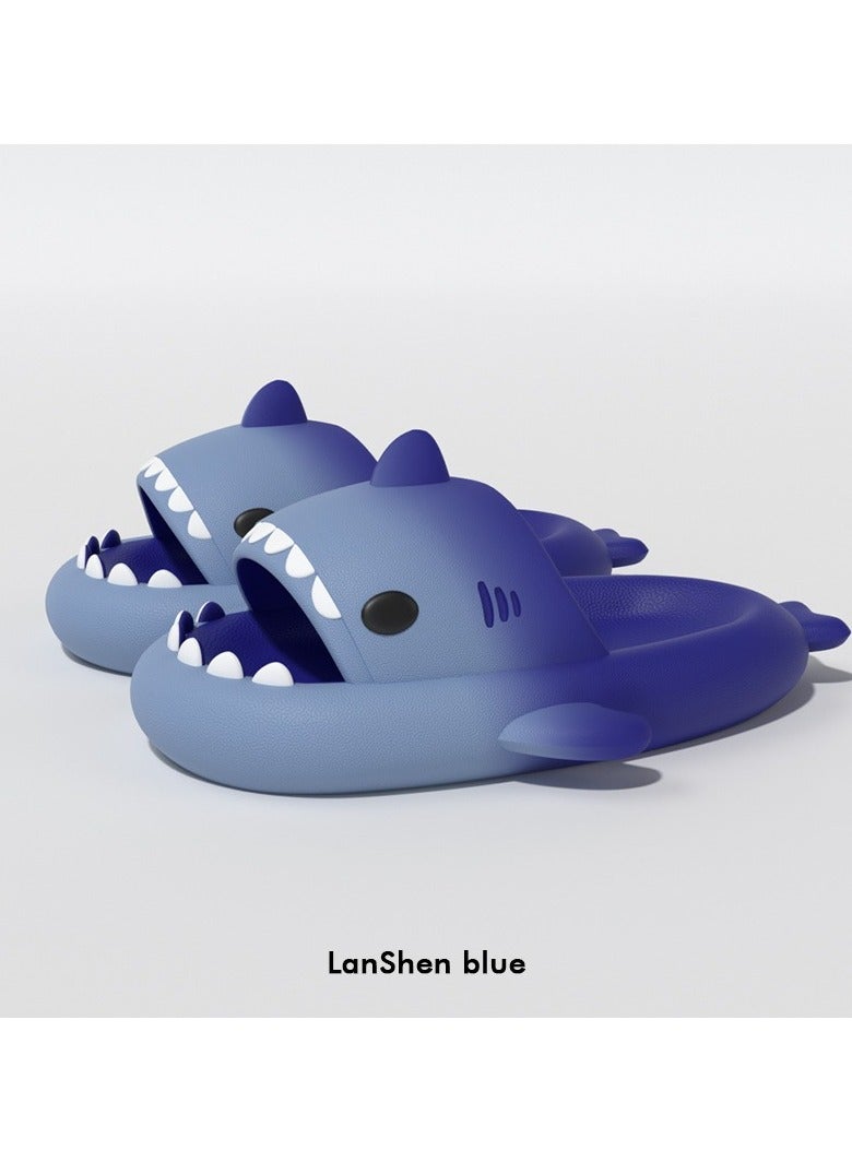 Style Women's sandals, slippers, cartoon shark slippers, indoor and outdoor couples