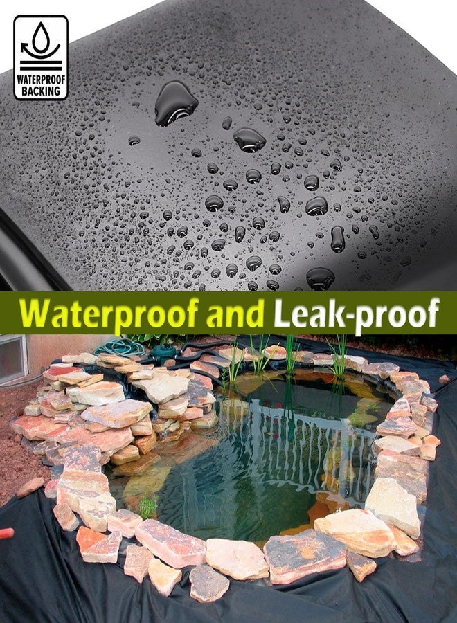 Froidesente 7 x 10 FT Pond Liner, 20 Mil Pond Liners for Outdoor Ponds, HDPE Pond Liner Preformed Easy Cutting Puncture Resistant, Pond Liners for Water Garden Fountain Waterfall, Koi Fish Aquaculture Pond - Image 4