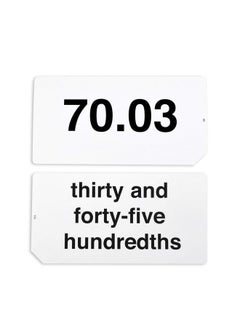 Learning Advantage 8658 Decimal Flash Cards  - Image 4
