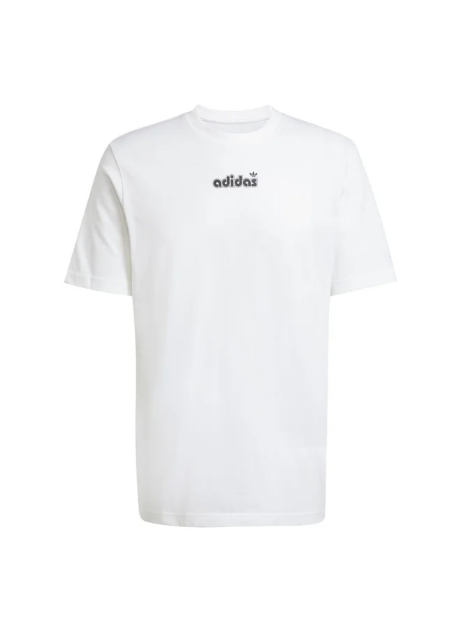 اديداس adidas GRFX TEE White Originals Men T-SHIRTS