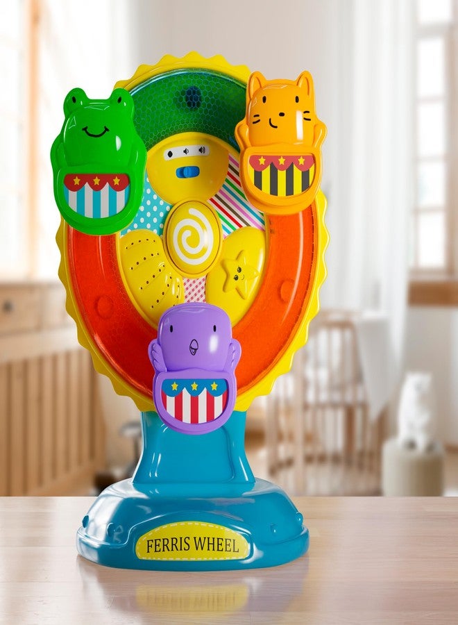 Lollipop مصباح لوليبوب المذهل بالأضواء والأصوات: اكتشف لعبة عجلة فيريس - لعبة موسيقية دوارة مع كوب شفط للأطفال والرضع، لعبة مثالية لكرسي الطعام للأطفال الصغار - Image 4