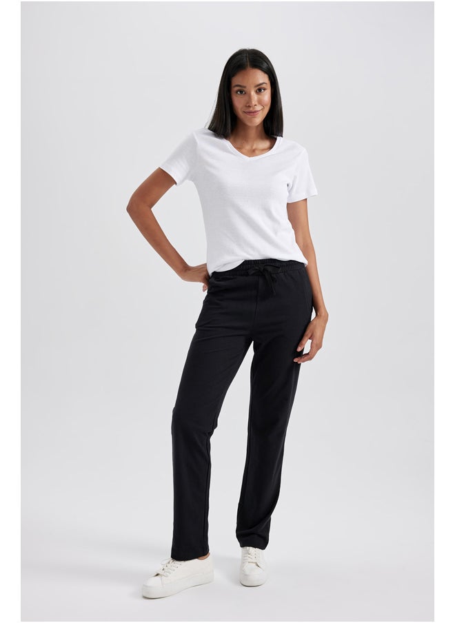 DeFacto - Woman Regular Fit Knitted Trousers - Image 1