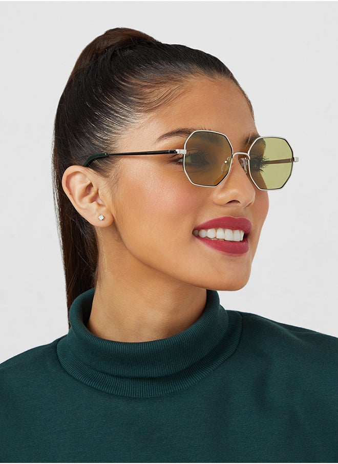 Blackout BlackOut FAMOUS,Unisex Hexagon UV400 Sunglasses  - Image 4