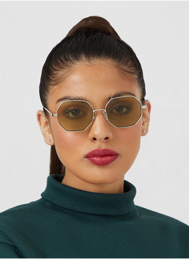 Blackout BlackOut FAMOUS,Unisex Hexagon UV400 Sunglasses  - Image 3