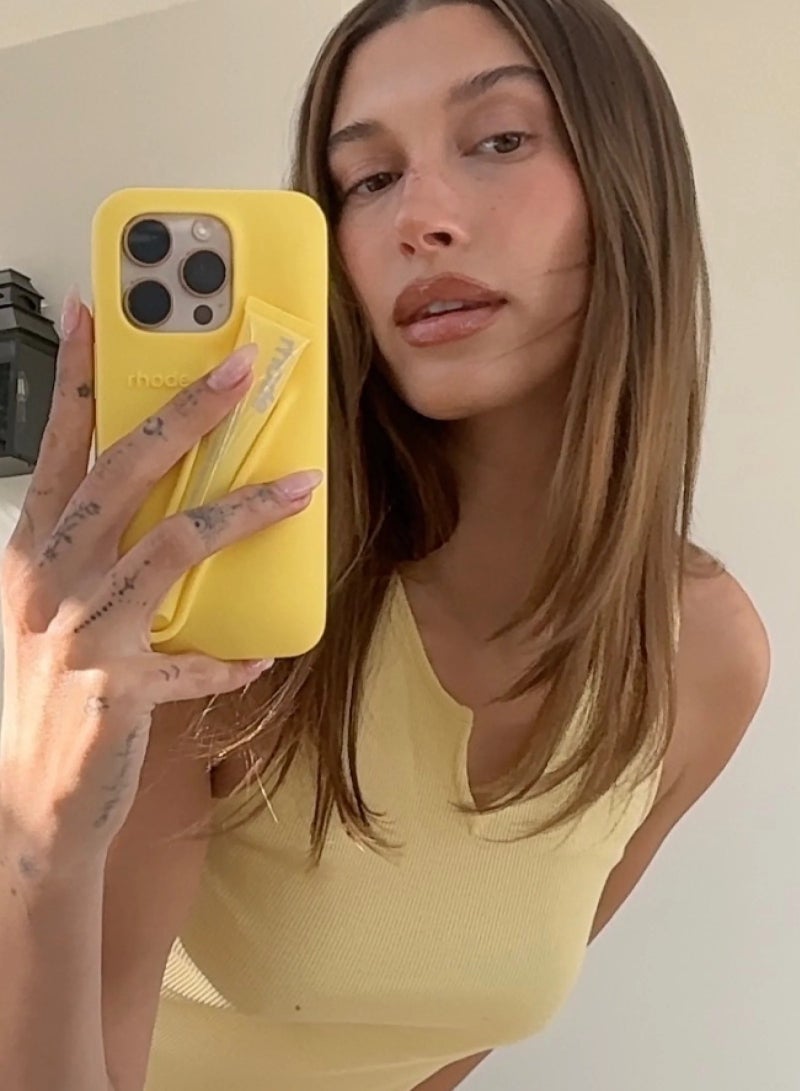 رود حاملة ملمع الشفاه السيليكونية للهاتف - غطاء لاصق لحافظة الهاتف، حاملة شفاه لاصقة لغطاء الهاتف، مثبت خلفي للتصاق بهواتف آيفون (ليمونتيني) - Image 4