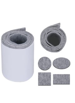 KASTWAVE Furniture Pad Felt for Strip Roll Floor Protector Heavy Duty Self Adhesive Tape Chair Feet Sofa Table  - Image 1
