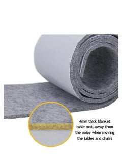 KASTWAVE Furniture Pad Felt for Strip Roll Floor Protector Heavy Duty Self Adhesive Tape Chair Feet Sofa Table  - Image 4