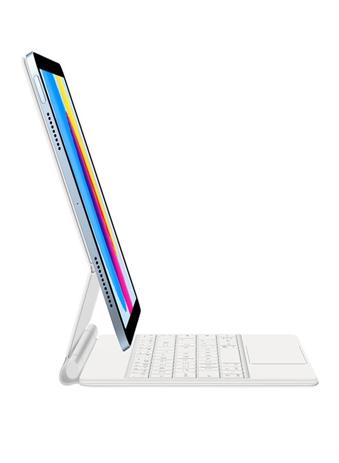 Keyboard Compatible with iPad 11th Gen (2025) (A16) All in one Portable Bezel less Magnetic Bluetooth Wireless Keyboard with Smart Touchpad Backlit - Image 2