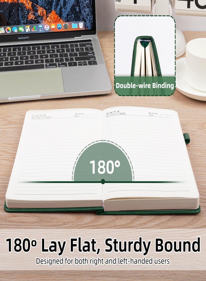 ALKALO Lined Journal Notebook 365 Pages, A5 Leather Journals for Writing Women & Men, Hardcover Notebook with 100GSM Thick Paper, Daily Journal Notebook for Travel, Work, School, Note Taking, College Ruled - Image 5