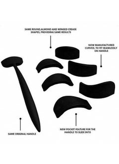 Generic Eyeshadow Stamp Kit, 6 in 1 Eyes Makeup Tool for Women, Convenience Eye Shadow Applicator, Silicone Eyeshadow Stamp Crease Tools  - Image 5