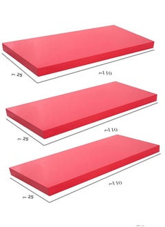 co arma Set of 3 Elegant Eall Eanging Shelves Red  - Image 2