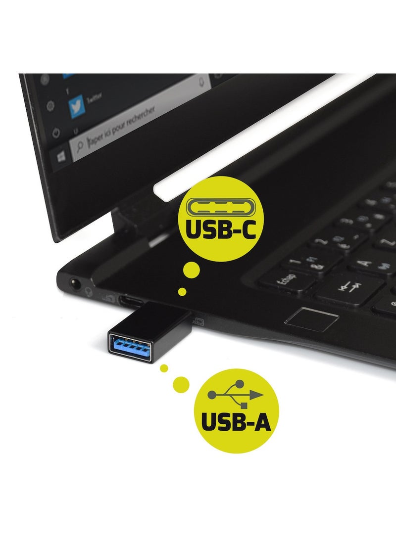 Twin Pack USB Type C to USB Type A converters