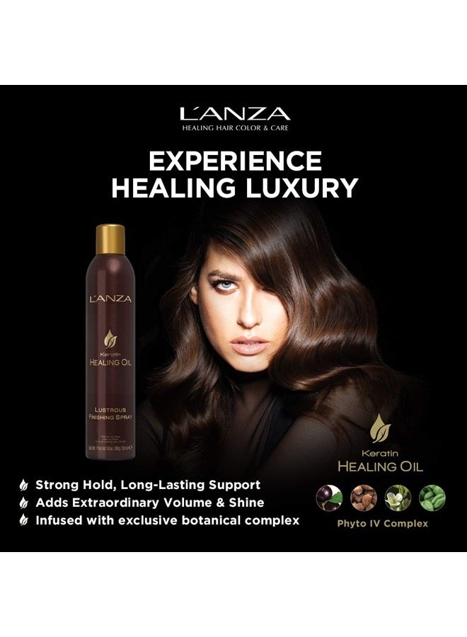 L'anza Keratin Healing Oil Lustrous Finishing Spray, Boosts Shine and Volume While Deeply Hydrating the Hair from Roots to Tips, For a Grease-free, Frizz-free, Relaxed hair (10.6 Ounce) - Image 3
