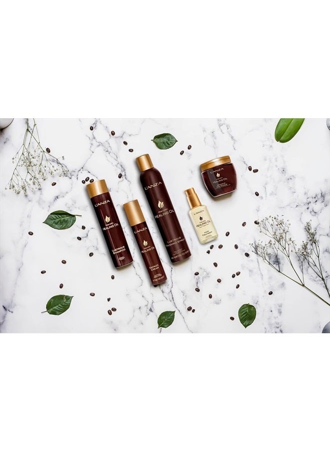 L'anza Keratin Healing Oil Lustrous Finishing Spray, Boosts Shine and Volume While Deeply Hydrating the Hair from Roots to Tips, For a Grease-free, Frizz-free, Relaxed hair (10.6 Ounce) - Image 5