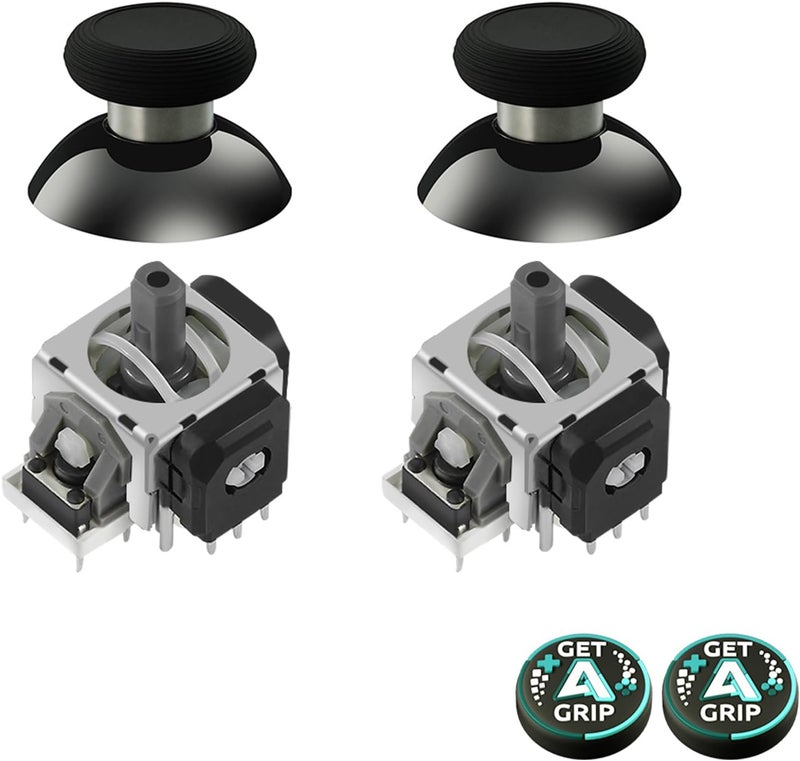 AKNES GuliKit TMR Electromagnetic Joysticks for DualSense PS5 Controller, Sticks Replacement Accessories for Playstation 5 Controller, Thumbstick Caps included - Image 1
