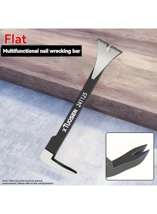 Double Head Nail Remover Width Multi Functional Jigsaw Pry Bar For Car Tire Wood Carving - Image 1