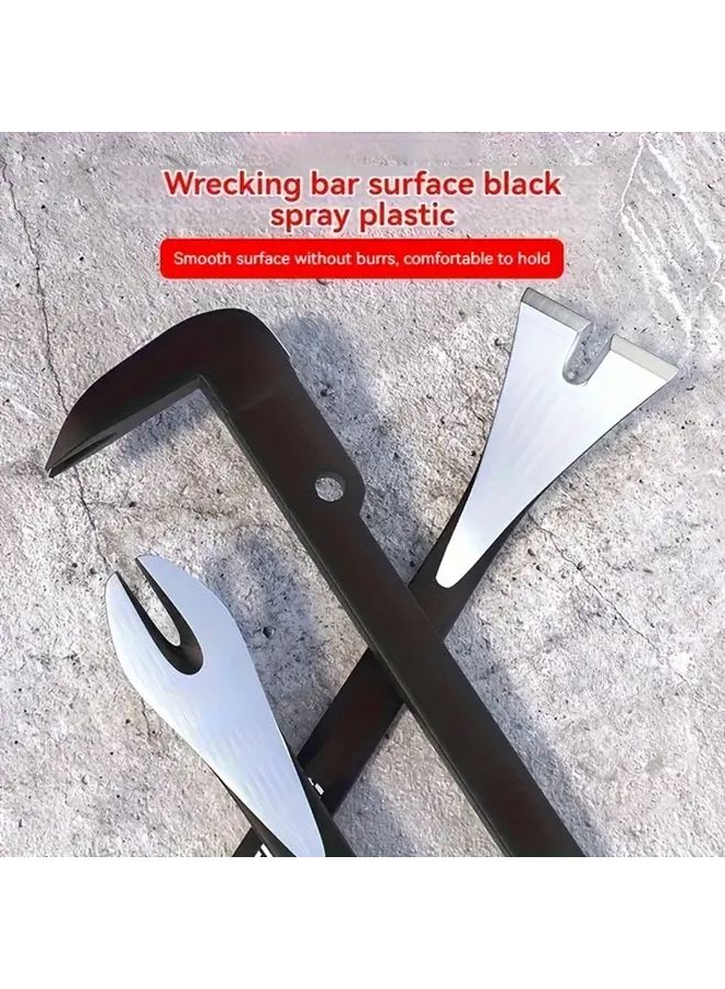 Double Head Nail Remover Width Multi Functional Jigsaw Pry Bar For Car Tire Wood Carving - Image 5