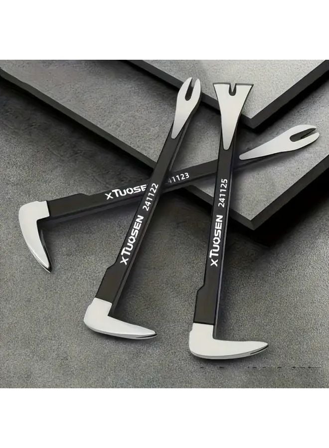 Double Head Nail Remover Width Multi Functional Jigsaw Pry Bar For Car Tire Wood Carving - Image 2