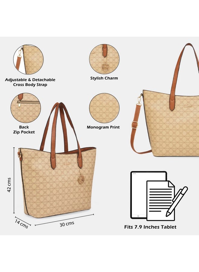 Lavie Lavie Women's Monoprint Hailon Tote Bag | Ladies Purse Handbag  - Image 3