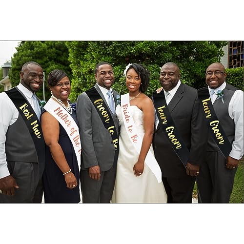 MUMUNN Maid of Honor Sash, Bachelorette Sashes Engagement Gifts for Bridesmaid, Team Bride Sash for Bridal Shower & Wedding Party - Image 5