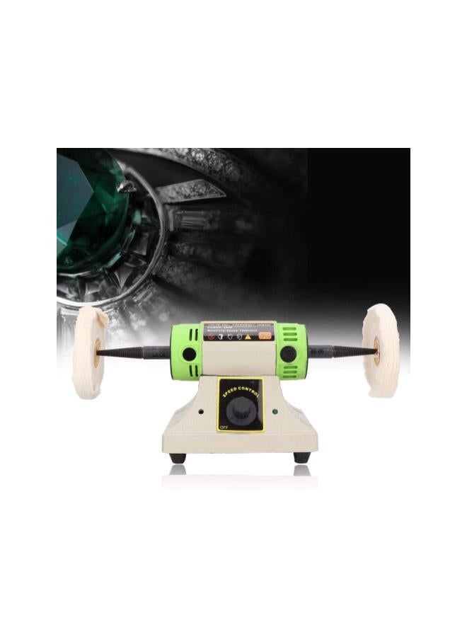 Bench Buffer Polisher, Polishing Machine buffing machine, Desktop Double Head Bench Polisher, Jewelry Polishing Buffer Grinder Machine For Metal Jade Wood Jewelry Grinding Polishing(1)  - Image 4
