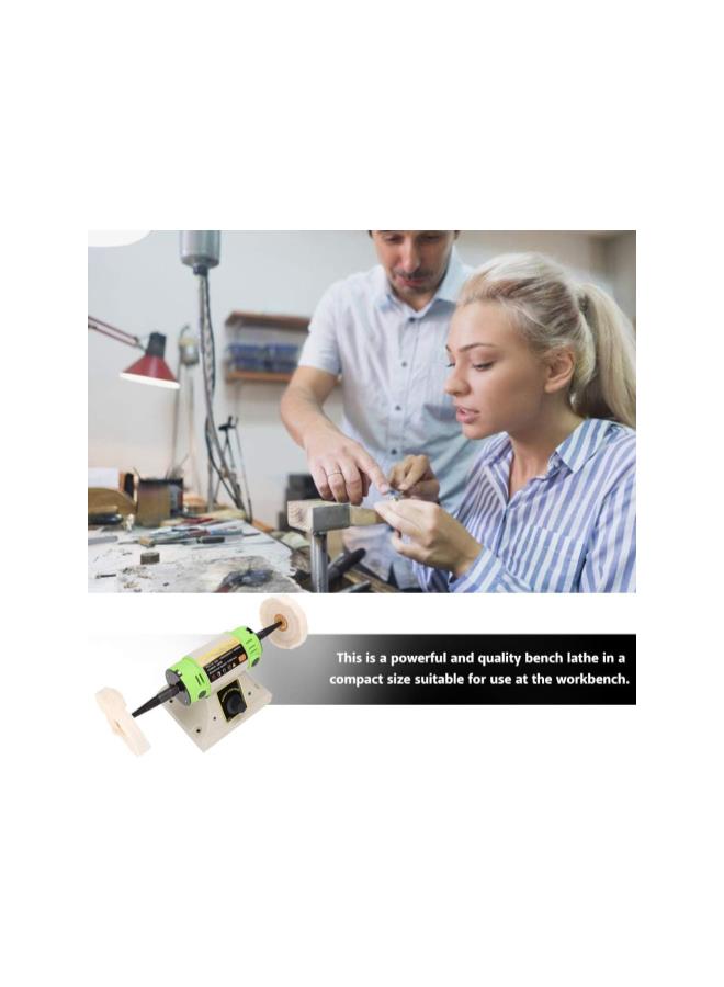 Bench Buffer Polisher, Polishing Machine buffing machine, Desktop Double Head Bench Polisher, Jewelry Polishing Buffer Grinder Machine For Metal Jade Wood Jewelry Grinding Polishing(1)  - Image 3