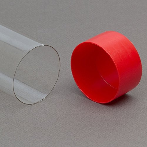 OnFireGuy Red Lid Capsule Tube & 20 Air-Tite 38.1mm Direct Fit 1oz Silver Dollar Coin Holders | AirTite H38 Coin Capsules with Storage Tube Combo - Image 3