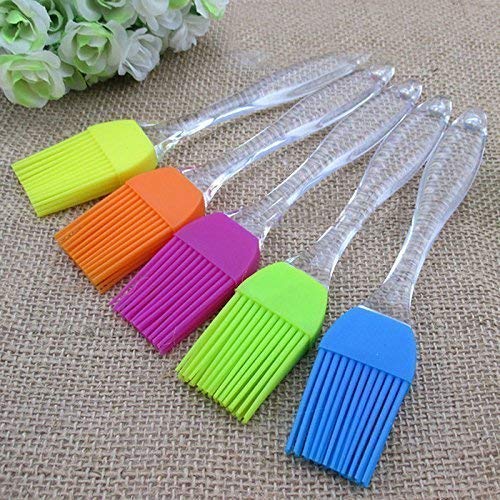 PAUL SONS PAUL SONS Basting Brush Kitchen Cooking Tool Silicon Brush Multi Color Pack of 1Pc  - Image 3