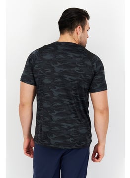 Nordland Men Sportswear Fit Active Training T-Shirt, Dark Grey  - Image 3