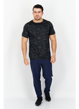 Nordland Men Sportswear Fit Active Training T-Shirt, Dark Grey  - Image 4