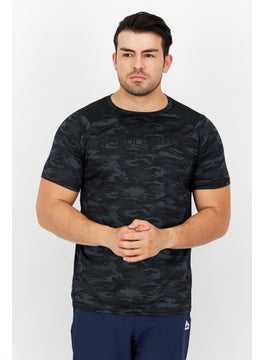 Nordland Men Sportswear Fit Active Training T-Shirt, Dark Grey  - Image 1