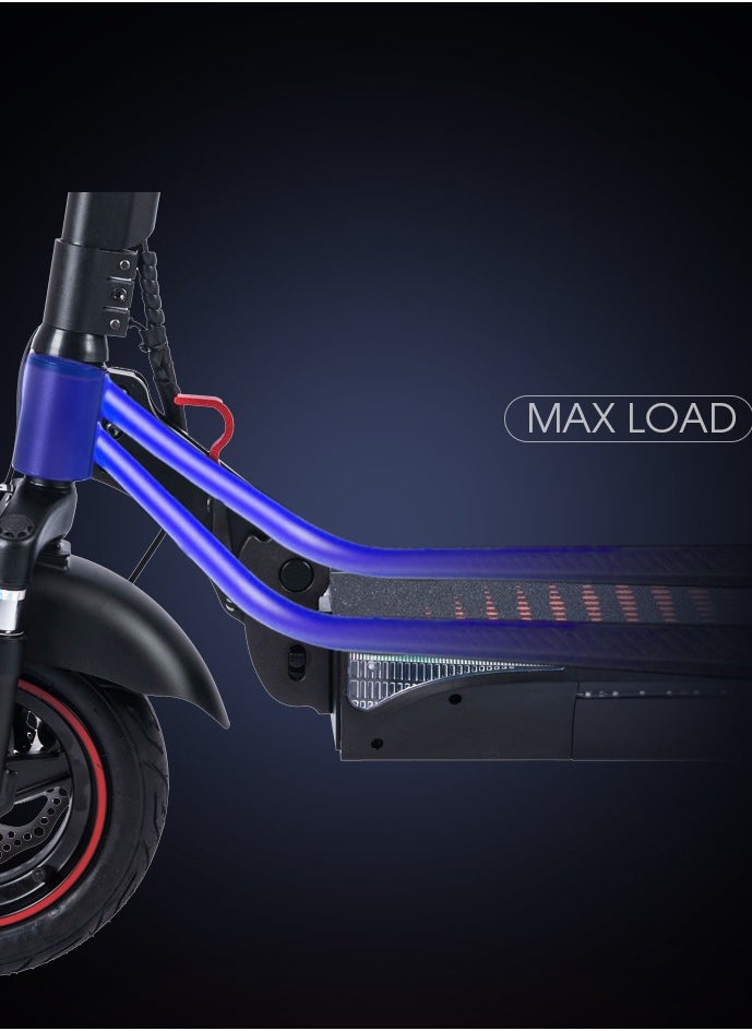 E Scooter for Adults T4 – Foldable Electric Scooter with Powerful Motor 40 km Range, 10.25” Off-Road Tires, Anti-Slip Deck, Bluetooth & Large Digital Display, Large 48V 13Ah Battery  Includes Free:  Helmet, Safety Belt, Mobile Holder, Lock, Toolkit, Pump