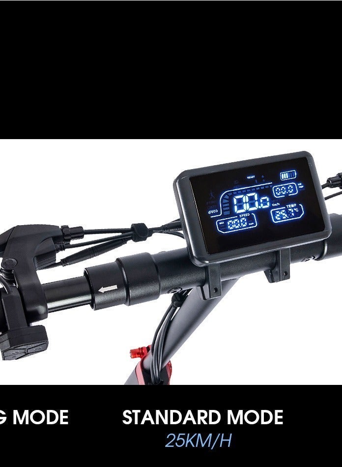 E Scooter for Adults T4 – Foldable Electric Scooter with Powerful Motor 40 km Range, 10.25” Off-Road Tires, Anti-Slip Deck, Bluetooth & Large Digital Display, Large 48V 13Ah Battery  Includes Free:  Helmet, Safety Belt, Mobile Holder, Lock, Toolkit, Pump - Image 3