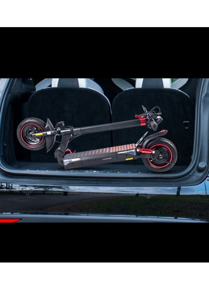 E Scooter for Adults T4 – Foldable Electric Scooter with Powerful Motor 40 km Range, 10.25” Off-Road Tires, Anti-Slip Deck, Bluetooth & Large Digital Display, Large 48V 13Ah Battery  Includes Free:  Helmet, Safety Belt, Mobile Holder, Lock, Toolkit, Pump - Image 4