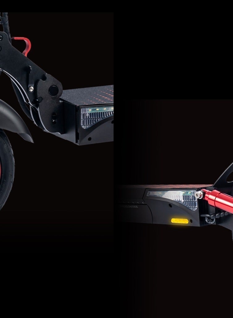 E Scooter for Adults T4 – Foldable Electric Scooter with Powerful Motor 40 km Range, 10.25” Off-Road Tires, Anti-Slip Deck, Bluetooth & Large Digital Display, Large 48V 13Ah Battery  Includes Free:  Helmet, Safety Belt, Mobile Holder, Lock, Toolkit, Pump - Image 5