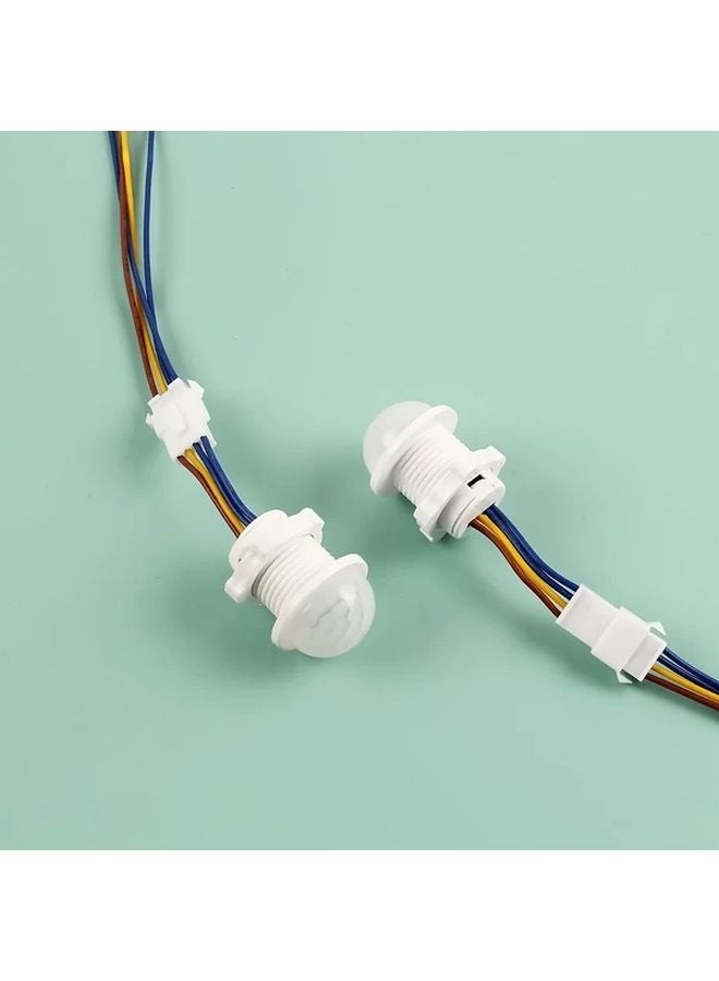 2pcs PIR Motion Sensor Switch Human Body Induction Detector For Ceiling Fan Light - Image 1