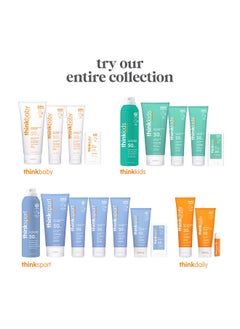 Think Kids Mineral Sunscreen Spf 30 Clear Zinc Oxide Sunscreen 3 Fl Oz Natural Reef Safe Sunscreen For Kids Vegan Broad Spectrum Uva/Uvb Sun Screen  - Image 5