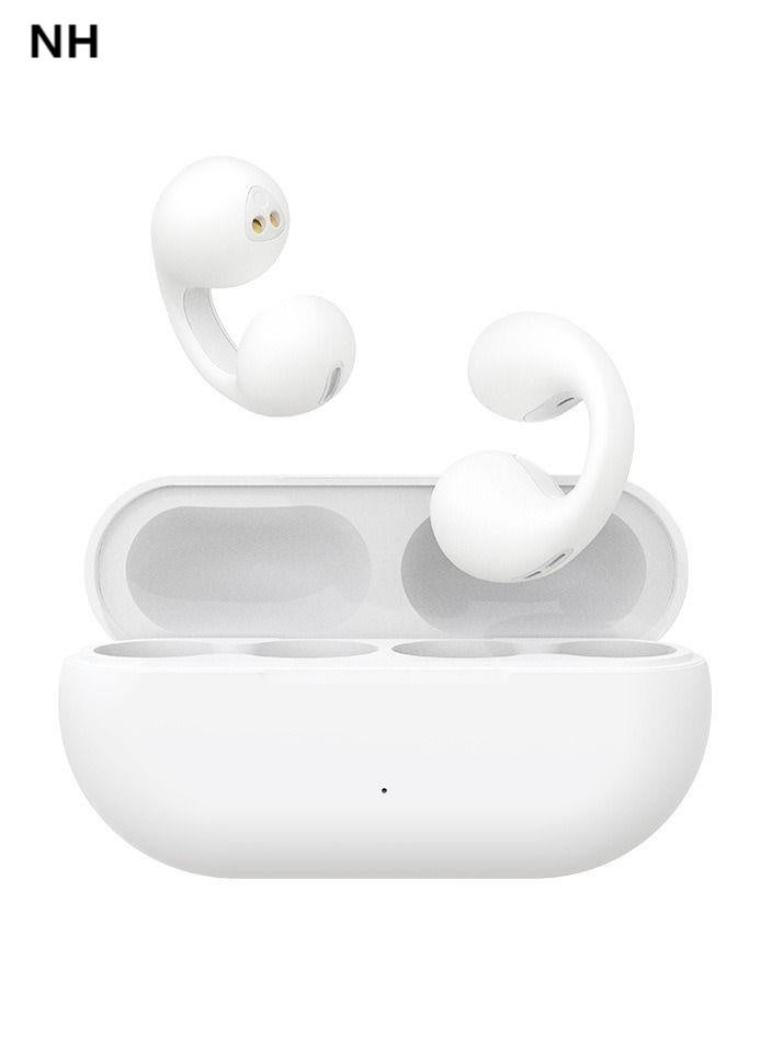 NH AM-TW01 Wireless Bluetooth 5.3 Headphones | TWS Stereo Earbuds with Mic | In-Ear Design | White - Image 1