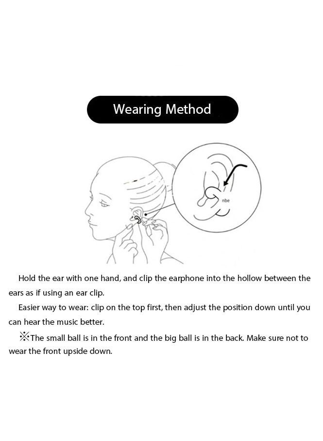 NH AM-TW01 Wireless Bluetooth 5.3 Headphones | TWS Stereo Earbuds with Mic | In-Ear Design | White - Image 4