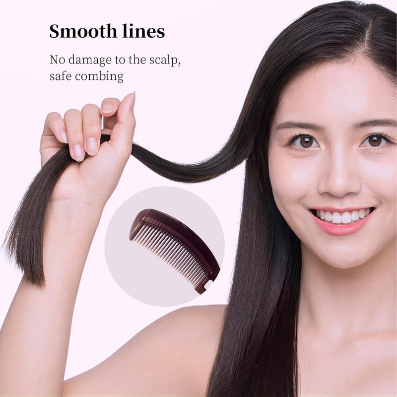 Loquat Dandruff Comb Massage Comb Scalp Brush for Dandruff Removal Lice Removal Hair Care ABS Material Unisex Adult Multi Color U - Image 3