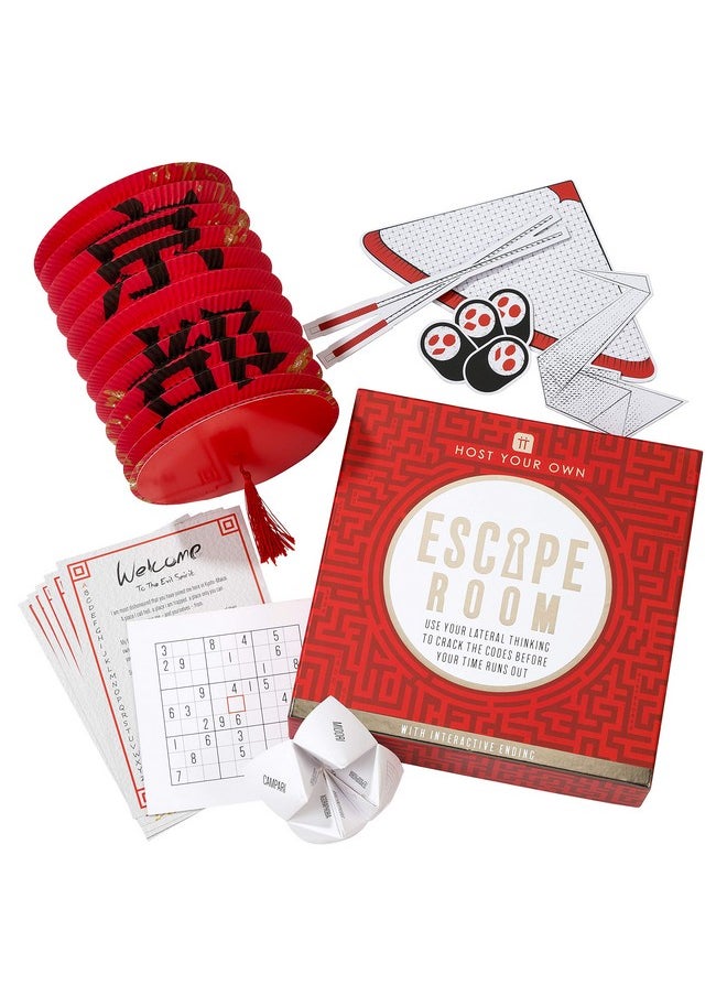 Talking Tables Talking Tables Escape Room Game at Home | Host Your Own Games Night | Japanese Themed | Interactive Ending | for Birthday Party, After Dinner Parties, Entertainment, Adults, Teenagers (Host-Escape)  - Image 2