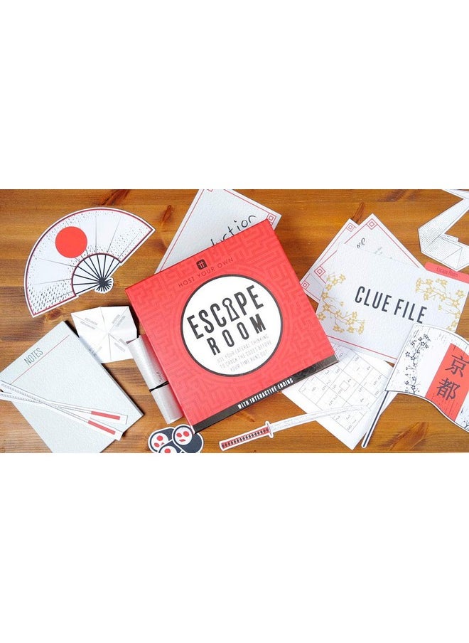 Talking Tables Talking Tables Escape Room Game at Home | Host Your Own Games Night | Japanese Themed | Interactive Ending | for Birthday Party, After Dinner Parties, Entertainment, Adults, Teenagers (Host-Escape)  - Image 5