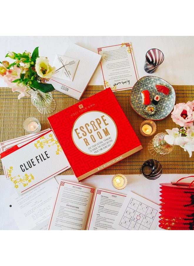 Talking Tables Talking Tables Escape Room Game at Home | Host Your Own Games Night | Japanese Themed | Interactive Ending | for Birthday Party, After Dinner Parties, Entertainment, Adults, Teenagers (Host-Escape)  - Image 4