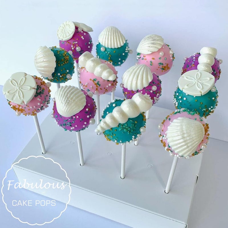 AIMEIKI Seashell Silicone Molds, 5 Pack Marine Theme Cake Fondant Silicone Molds Seashell Conch Starfish Baking Molds for Decorating Cake Candy Chocolate DIY Craft Projects - Image 5