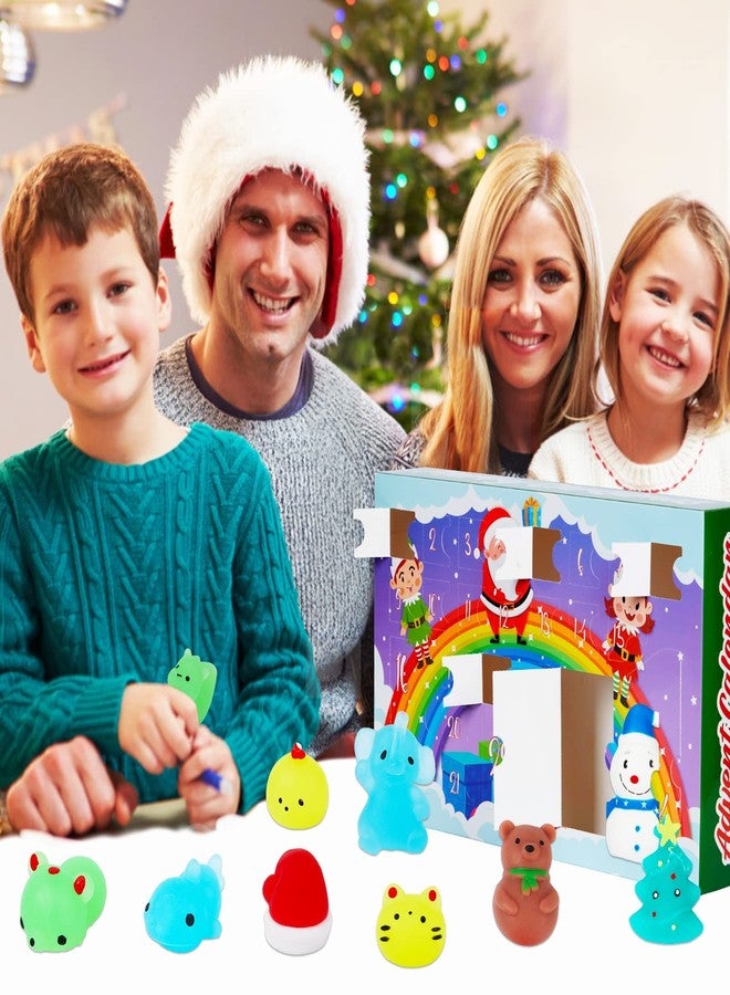 GAOMON 2023 Advent Calendar for Kids, Christmas Countdown Calendar with 24pcs Mochi Squishy Toy Giant Squeeze Toys, Unisex, Multicolor - Image 4