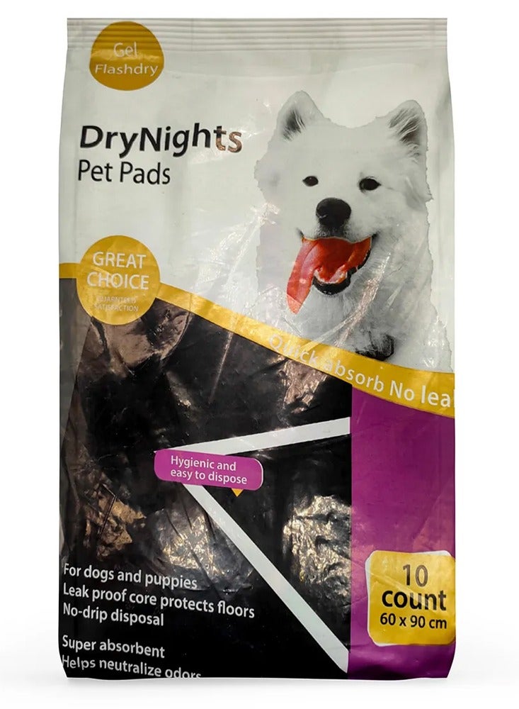 فوط جافة للحيوانات الأليفة مقاس 60*90، 10 قطع