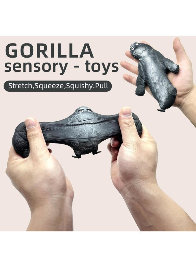 Squishy Monkey Toy – Jumbo Stretchy Gorilla Stress Relief Fidget Toy – Soft, Slow-Rising, Kawaii Animal-Inspired Novelty Gift for Kids & Adults – Anti-Anxiety Sensory Play Accessory - Image 5